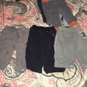 Lot of 7 boys pants 12-18 months